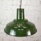 Vintage Green Suspension Lamp, 1960s 4