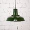 Lámpara de suspensión vintage en verde, años 60, Imagen 2