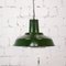 Vintage Green Suspension Lamp, 1960s 2