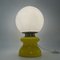 Gelbe Tischlampe aus Opalglas, 1960er 3
