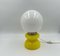 Yellow Opaline Glass Table Lamp, 1960s 8