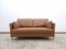 Leather Sofa in Cognac Colors, Set of 2 5
