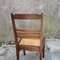 Oak Dining Chair with Cane Seat, France, 1950s 6