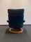 Stressless Armchair with Ottoman by Orion Ekornes, 1990s, Set of 2 5