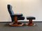 Stressless Armchair with Ottoman by Orion Ekornes, 1990s, Set of 2 8