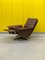 Vintage Leather Swivel Relax Armchair, 1970s 7