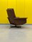 Vintage Leather Swivel Relax Armchair, 1970s 4