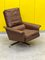 Vintage Leather Swivel Relax Armchair, 1970s 1