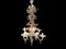 Lámpara de araña veneciana grande de cristal de Murano, años 60, Imagen 11