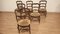 Vintage Dining Table and Walnut Chairs, Set of 7, Image 19