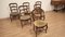 Vintage Dining Table and Walnut Chairs, Set of 7, Image 26