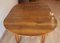 Vintage Dining Table and Walnut Chairs, Set of 7, Image 13