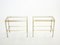 Brass Steel 2-Tier End Tables by Guy Lefevre for Maison Jansen, 1970s, Set of 2, Image 10