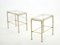 Brass Steel 2-Tier End Tables by Guy Lefevre for Maison Jansen, 1970s, Set of 2 11