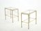Brass Steel 2-Tier End Tables by Guy Lefevre for Maison Jansen, 1970s, Set of 2, Image 11
