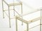 Brass Steel 2-Tier End Tables by Guy Lefevre for Maison Jansen, 1970s, Set of 2 8