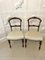 19th Century Victorian Walnut Desk Chairs, 1860s, Set of 2 2