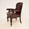 Antique William IV Leather Desk Chair, 1840 4