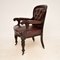 Antique William IV Leather Desk Chair, 1840, Image 4