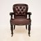 Antique William IV Leather Desk Chair, 1840 1