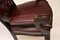 Chaise de Bureau William IV Antique en Cuir, 1840 11