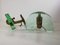 Italian Glass and Brass Hangers from Fontana Arte, 1940s, Set of 2 2