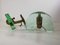 Italian Glass and Brass Hangers from Fontana Arte, 1940s, Set of 2, Image 2