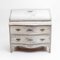 Baroque Hand-Painted White Secretaire, 1700s 1