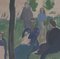 Alfred Reth, Retrouvailles au jardin, 1910, Aquarelle sur Papier, Encadrée 4