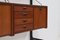 Teak Wall Unit by Louis Van Teeffelen for Webe, 1950s 5