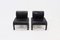 Leather Lounge Chairs by Miller Borgsen for Röder, 1980s, Set of 2 12