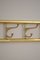 Hat Rack with Coat Hooks in Brass, 1960, Image 6