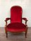 Antique French Armchair in Walnut, 1890s, Image 1