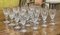 Copas de agua y copas de vino de cristal, años 50. Juego de 16, Imagen 1
