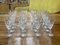 Water Glasses and Crystal Wine Glasses, 1950s, Set of 16 2