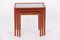 Danish Side Nesting Tables in Teak with Tiles, 1970s, Set of 3, Image 8