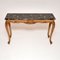 Vintage French Console Table with Marble Top, 1950 2