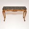 Vintage French Console Table with Marble Top, 1950, Image 2