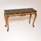 Vintage French Console Table with Marble Top, 1950, Image 1