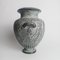 Amphora Vase in Black Bacon Stone with Figure Relief 3