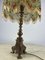 Lámpara de mesa de bronce, Italia, años 60, Imagen 6