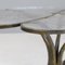 Forged Table in Bronze and Cast Glass by Lothar Klute, 1980s, Image 3