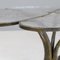 Geschmiedeter Tisch aus Bronze & Gussglas von Lothar Klute, 1980er 3