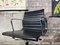 Aluminium Chair Ea 117 von Charles & Ray Eames für Vitra in Schwarzem Leder 16