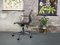 Sedia Ea 117 in alluminio di Charles & Ray Eames per Vitra in pelle nera, Immagine 13