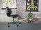 Soft Pad Chair Ea 217 by Charles & Ray Eames for Vitra in Black Leather, Image 8