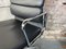Soft Pad Chair Ea 217 by Charles & Ray Eames for Vitra in Black Leather 19