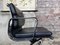 Soft Pad Chair Ea 217 by Charles & Ray Eames for Vitra in Black Leather 9