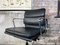 Soft Pad Chair Ea 217 by Charles & Ray Eames for Vitra in Black Leather, Image 18