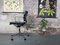 Soft Pad Chair Ea 217 by Charles & Ray Eames for Vitra in Black Leather 15